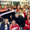 During Arsenal - FCB 2013